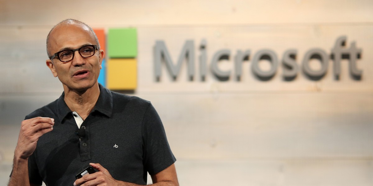 Microsoft CEO Satya Nadella.