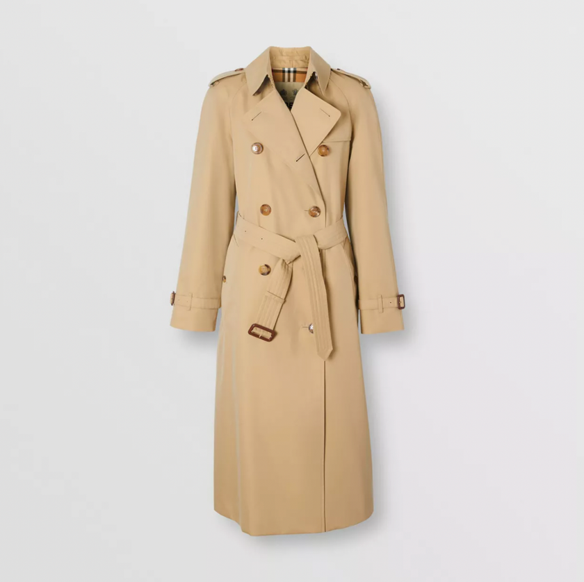 Si vous rêvez de posséder un authentique trench-coat, optez pour un modèle de la marque Burberry.
