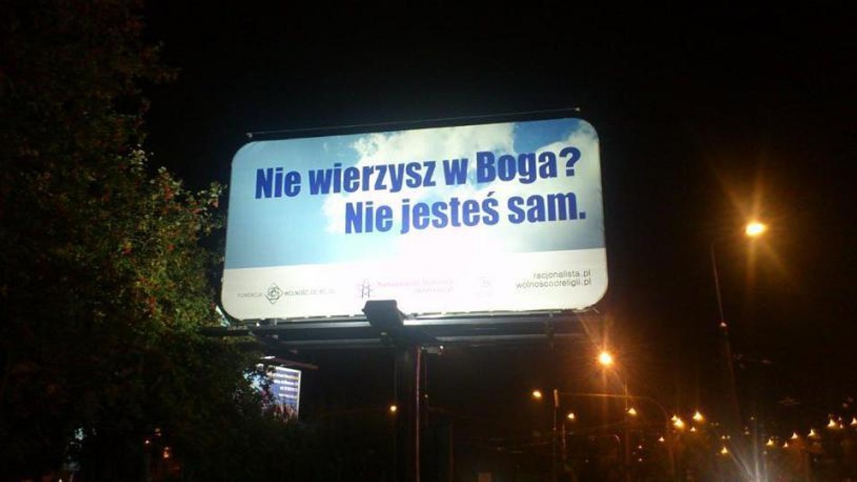 billboard religia ateiści