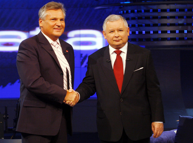 Jarosław Kaczyński popiera Kwaśniewskiego