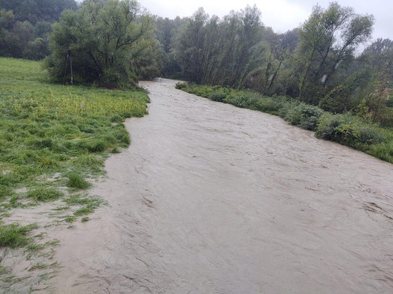 Skutki intensywnych opadów deszczu w powiecie nowosądeckim