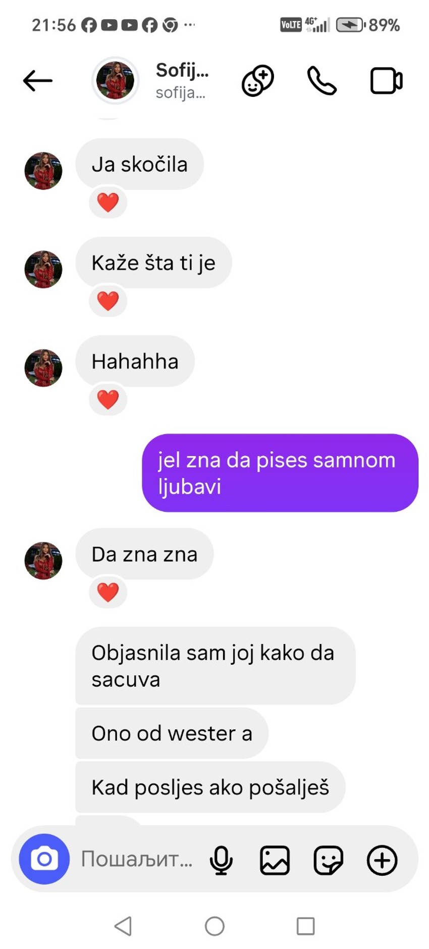 Poruke Sofije i Daneta