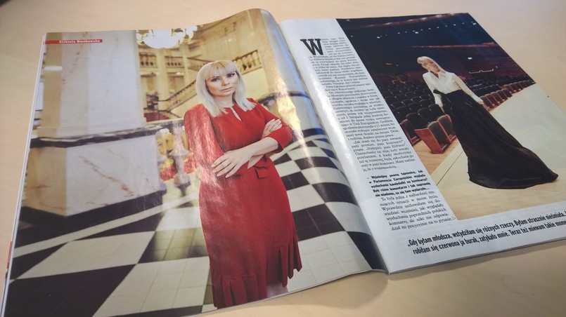 Wywiad z Elżbietą Bieńkowską w magazynie "Viva!"