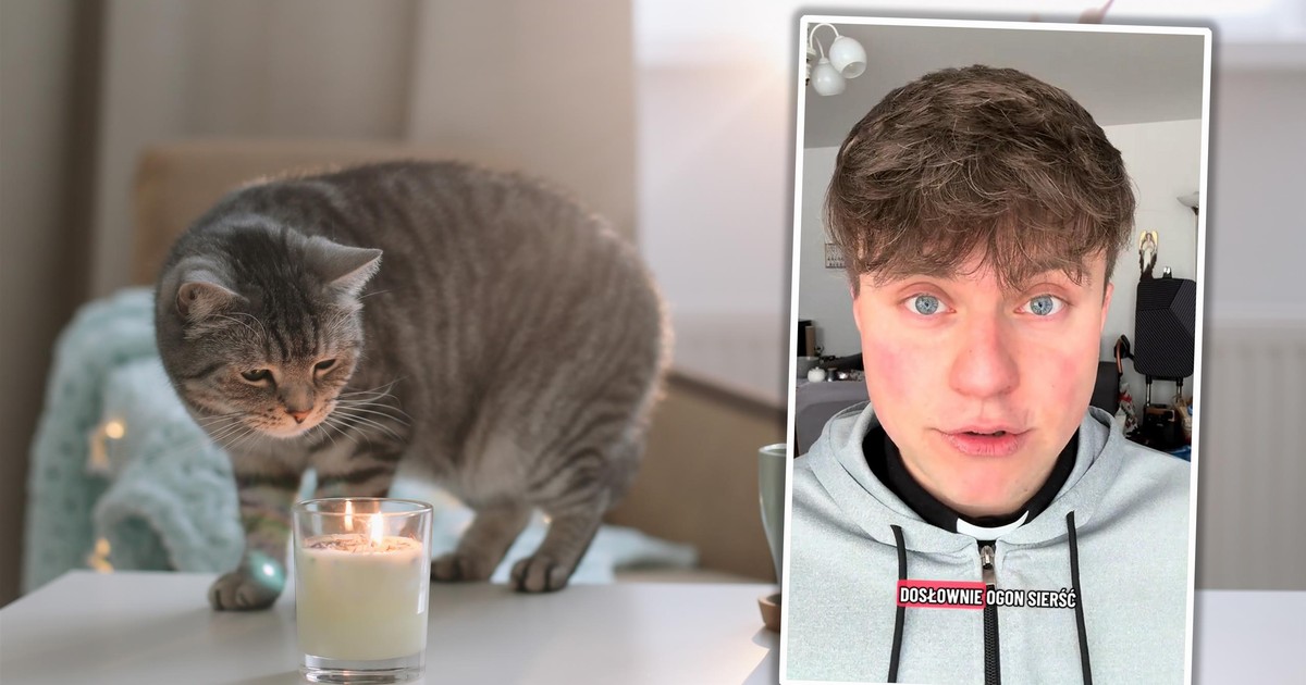 Kot podpalony ogon podczas kolędy. Ksiądz Sebastian Kosecki ratuje sytuację