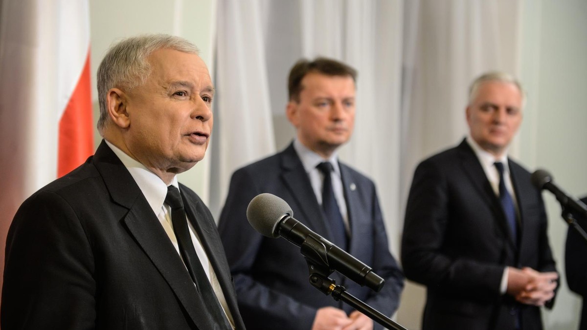 Prezes PiS Jarosław Kaczyński 