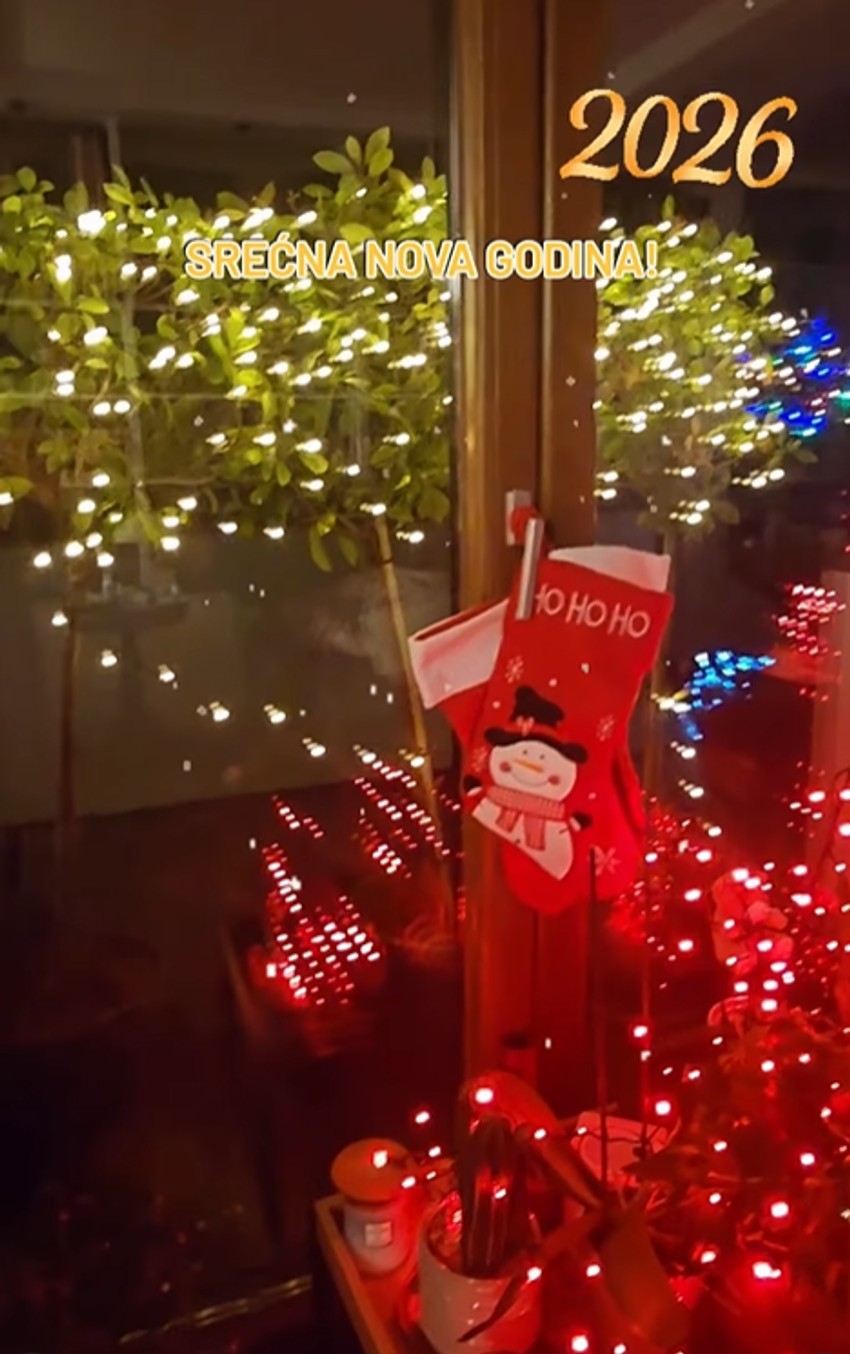 Milica Milša pokazala kako je okitila dom