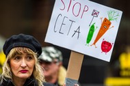 demonstracja przeciwko CETA TTIP