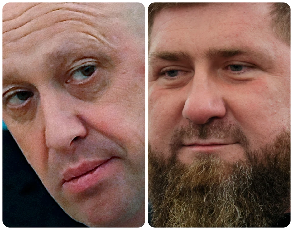 Jevgenij Prigožin i Ramzan Kadirov