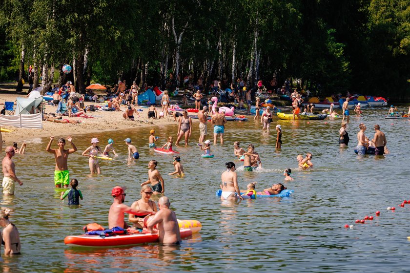 Jezioro Pogoria III w Dąbrowie Górniczej. 