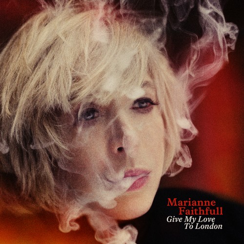 Marianne Faithfull na okładce 'Give My Love to London'