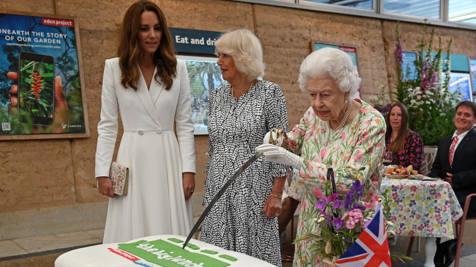 Kate Middleton, Camilla Parker-Bowles, Elżbieta II