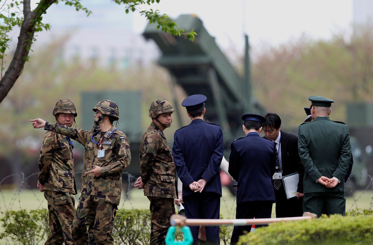 Japońska bateria rakiet Patriot