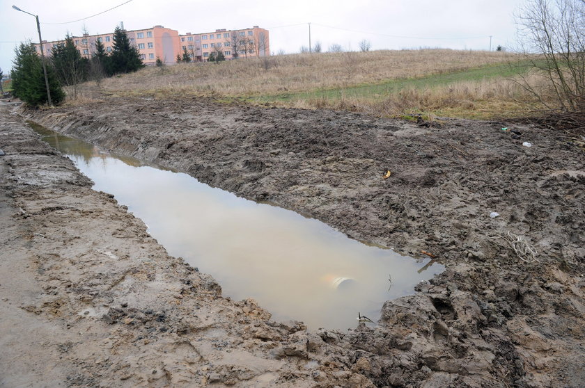 Tak gmina odsuszała teren...