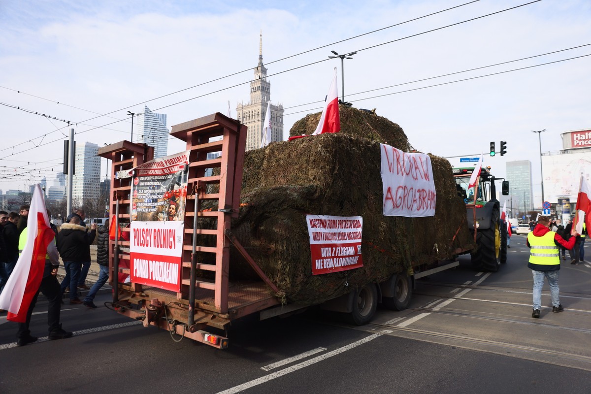 27.02.2024. Protest rolników "Gwiaździsty Marsz na Warszawę"