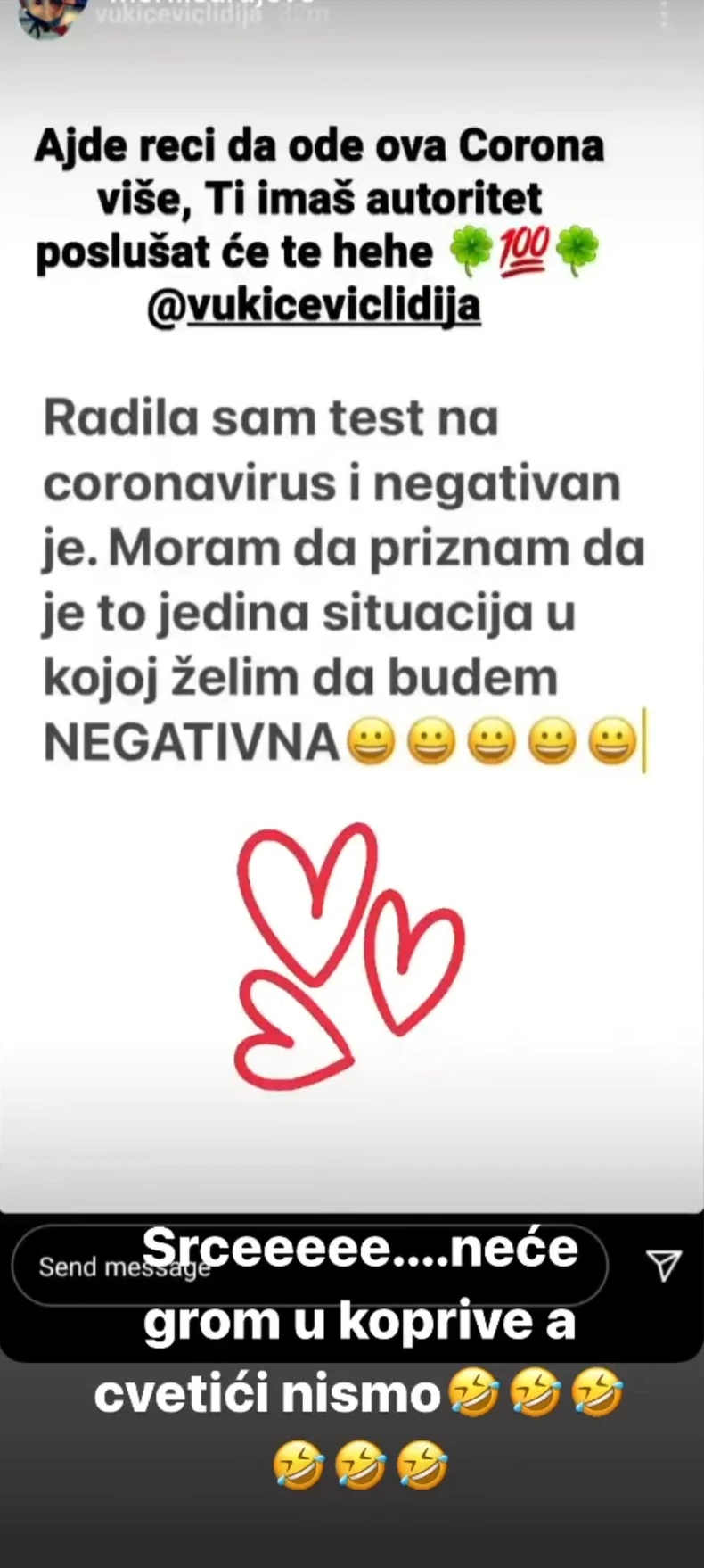 Lidija Vukićević objava 