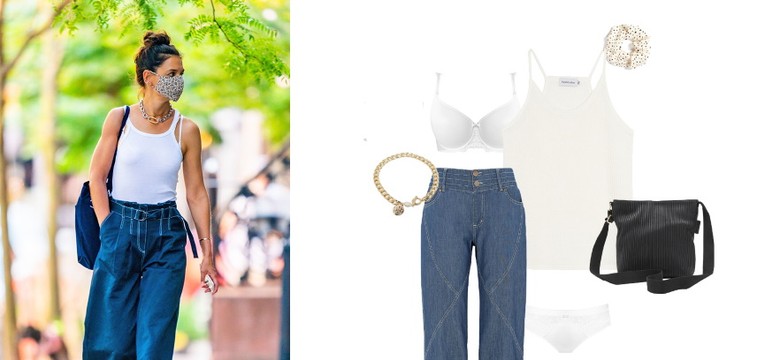 Denim z bielą na 5 sposobów. STYLIZACJE na kilka miejskich okoliczności