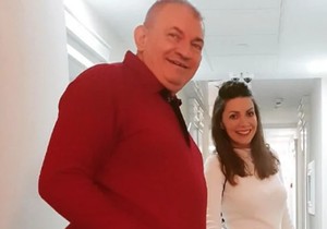 Jelena Simić sa mužem Draganom