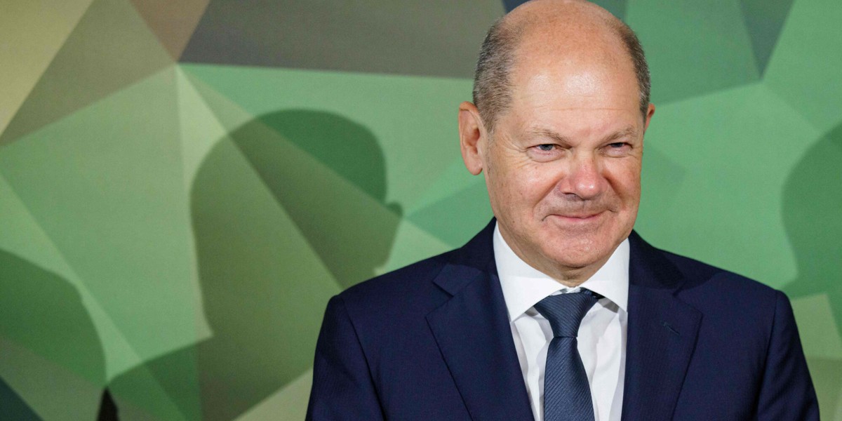 Kanclerz Niemiec Olaf Scholz.