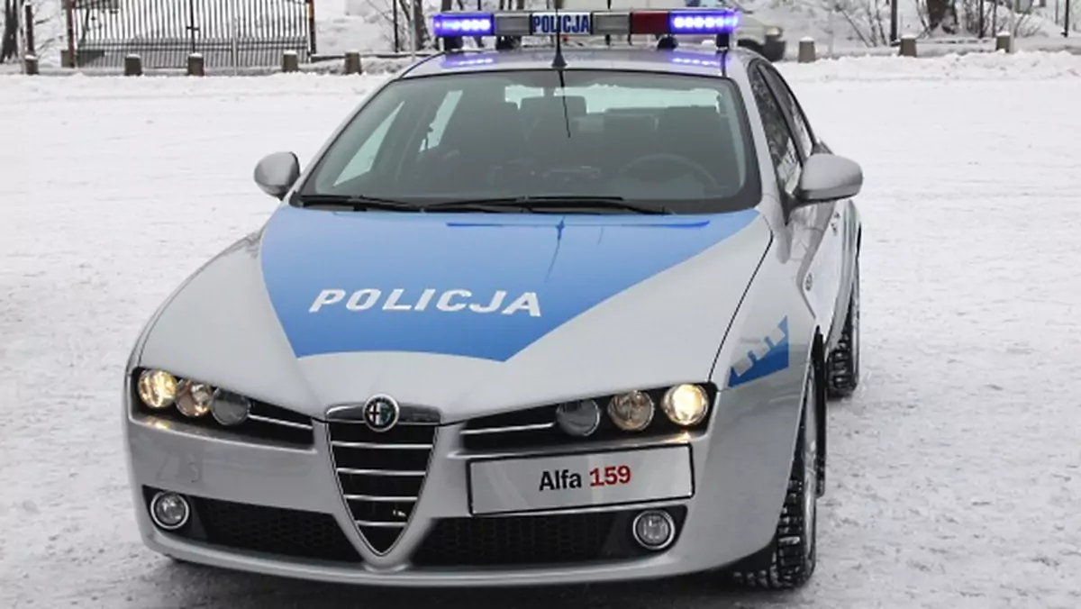 Policyjna Alfa Romeo 159 TBi