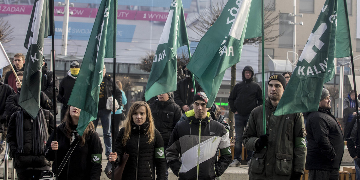 Manifestacja antyislamska na Śląsku