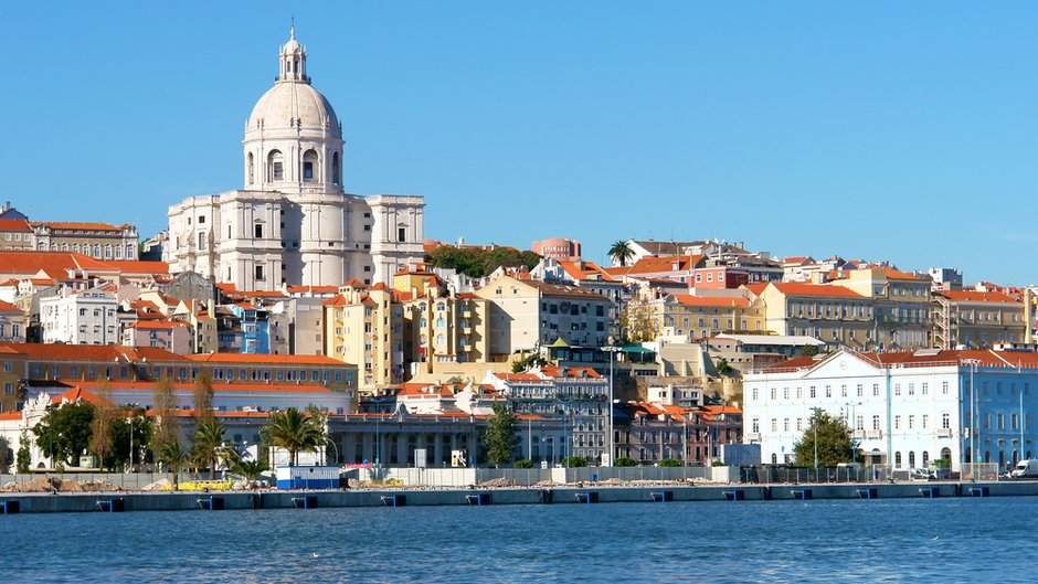 Widok na Panteon Narodowy w Lizbonie, Portugalia