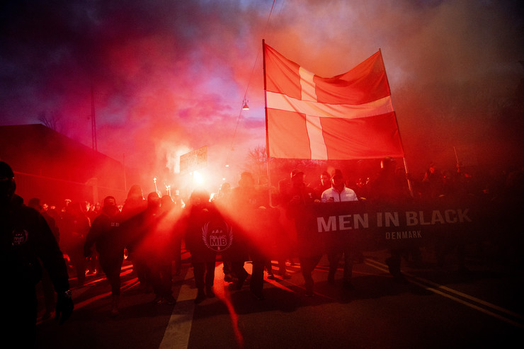 Protest grupe Ljudi u crnom u Danskoj (foto: arhiva)