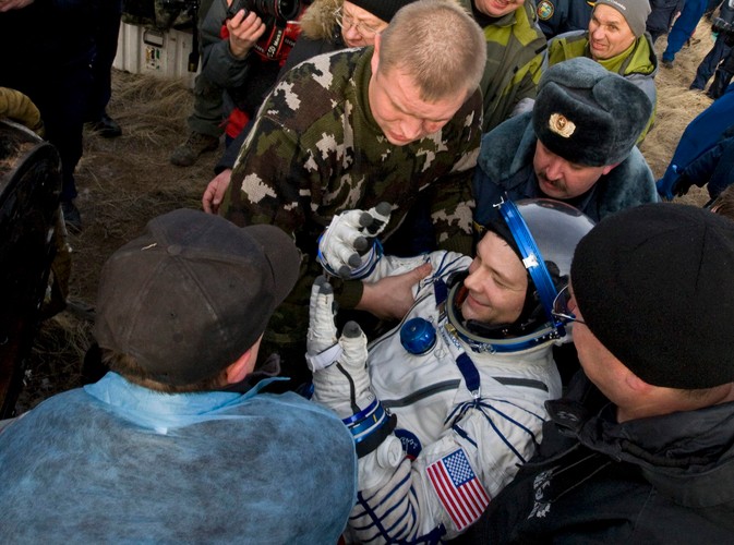 Amerykański astronauta Doug Wheelock