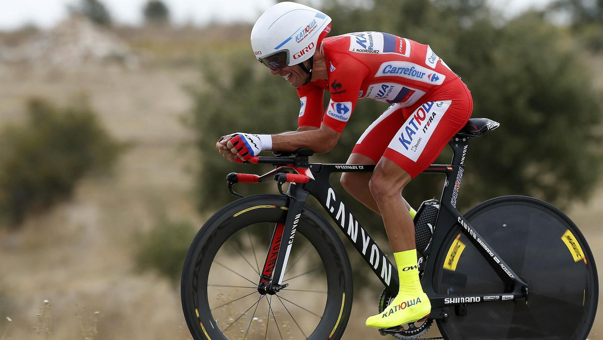 Joaquim Rodriguez (Katiusza) nie był zbyt rozmowny po zakończeniu 17. etapu Vuelta a Espana. Indywidualną jazdę na czas 35-letni Katalończyk ukończył dopiero na 30. miejscu, przez co spadł z pierwszej pozycji na trzecią w klasyfikacji generalnej. - Na trasie zupełnie mnie zatkało - przyznał na mecie.