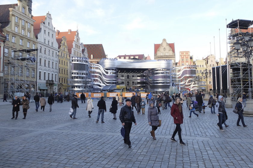 Scena na Rynku już gotowa