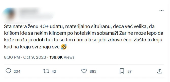 Tvit o preljubi