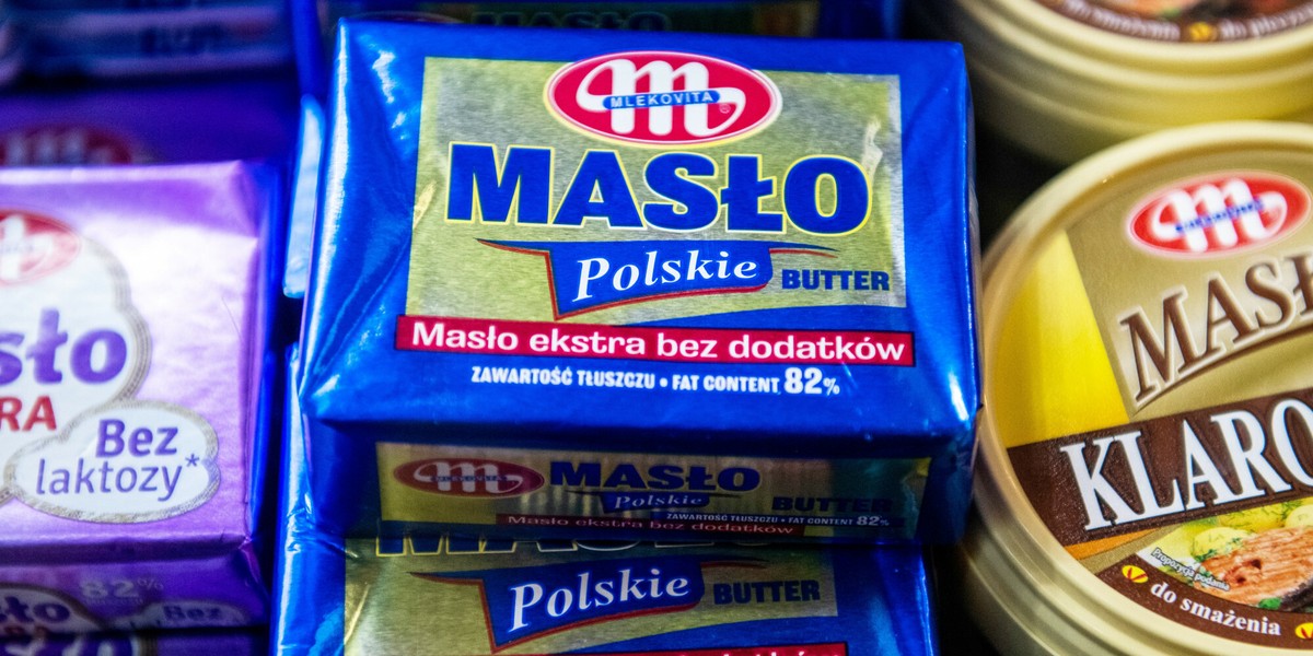 Masło od Mlekovity.