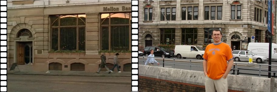 --Gud morning ... ja ... chciałbym ... moje pieniądze ... money, maj money ... tu umieścić ... wasz bank ... konto na hasło ... fersztejen?