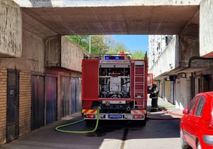 Požar na Novom Beogradu