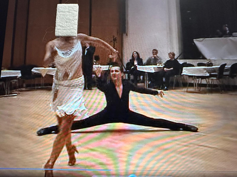 Aleksander Mackiewicz podczas turnieju tańca