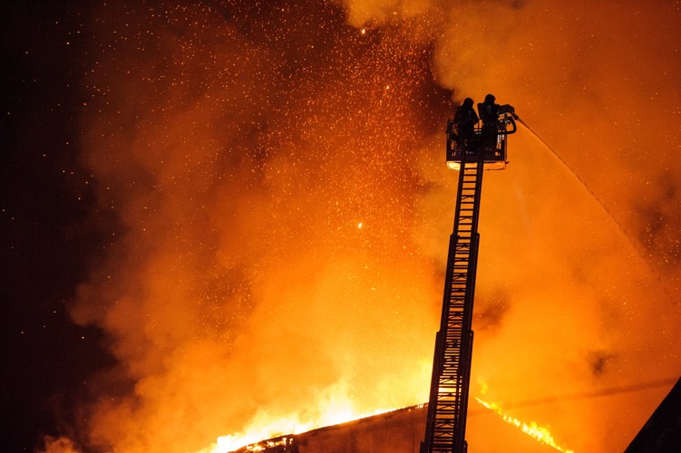 Pożar młynu Szancera
