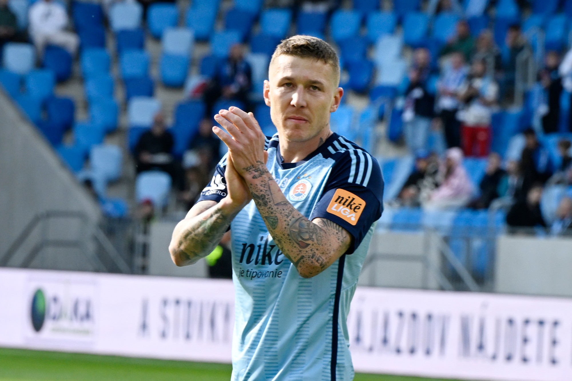 Juraj Kucka (Slovan) sa lúči s hráčskou kariérou.