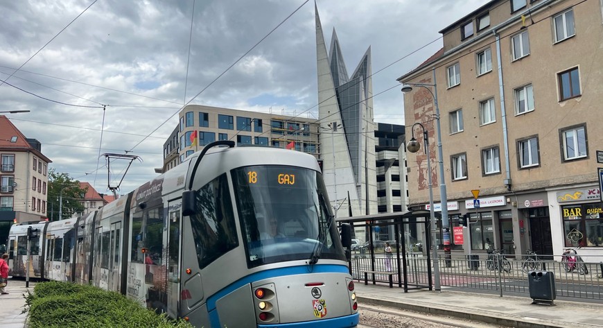 Tramwaj linii 18 będzie jeździł od soboty zmienioną trasą