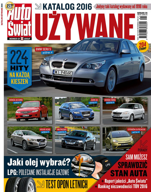 Katalog „Samochody Używane 2016” już w sprzedaży!