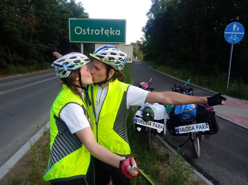 Miesiąc miodowy na rowerach