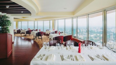 Mövenpick Hotel's The View restaurant 