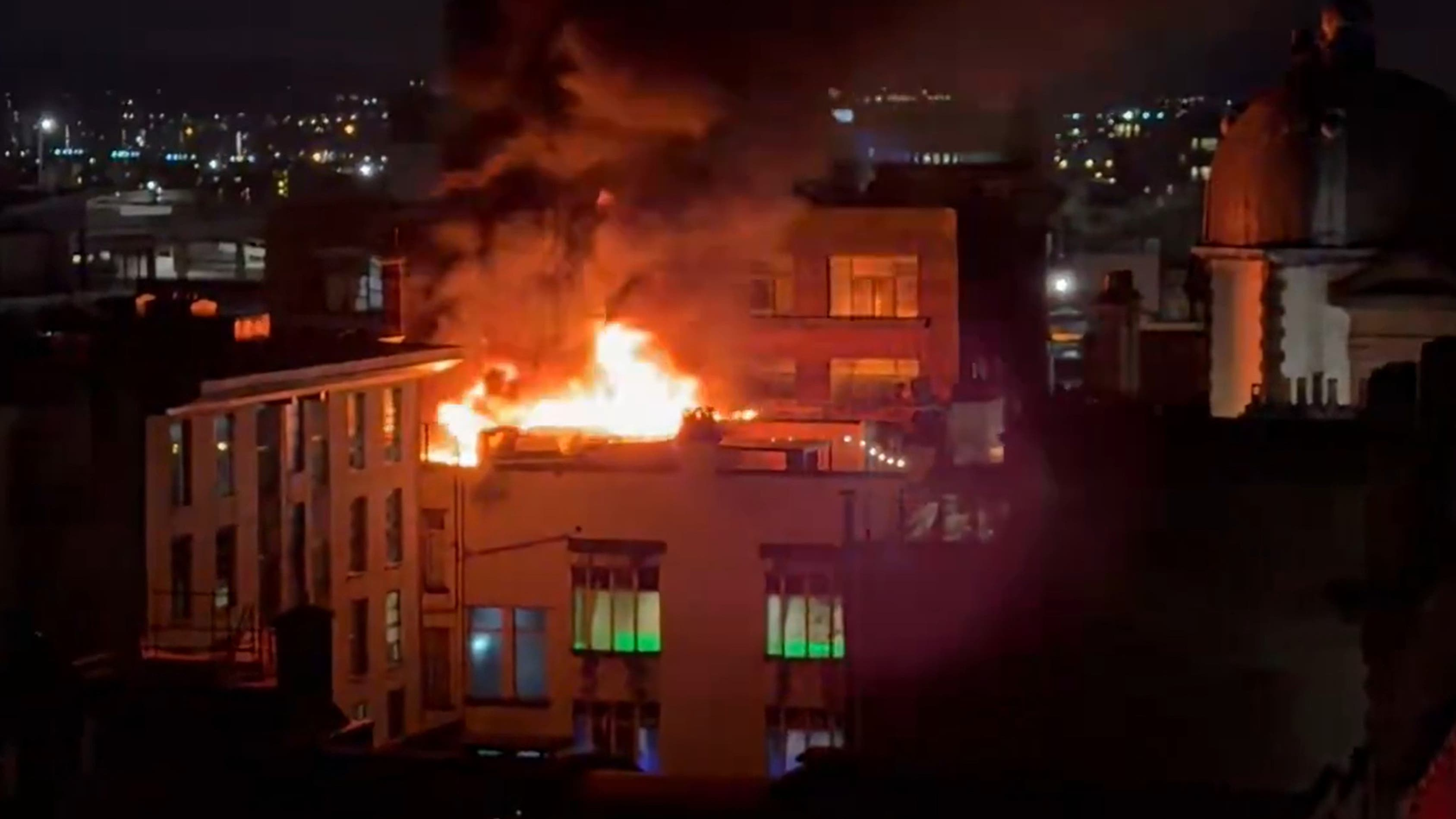 Major fire extinguished at historic Glasgow hotel - all evacuated safely