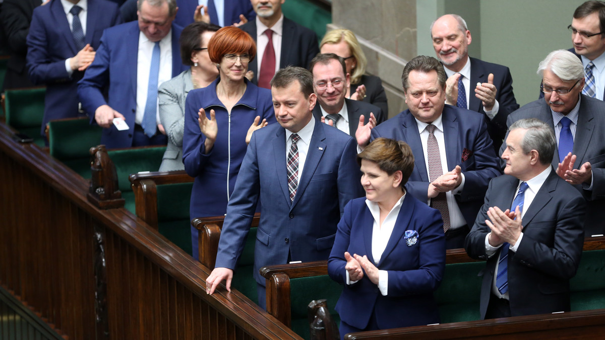 Sejm odrzucił wniosek o wotum nieufności wobec ministra spraw wewnętrznych i administracji Mariusza Błaszczaka. Wniosek złożyła Platforma Obywatelska.