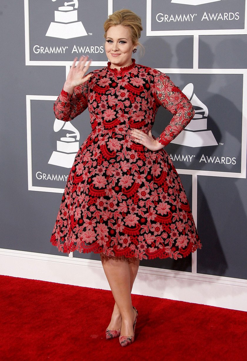 Adele na gali Grammy 2013