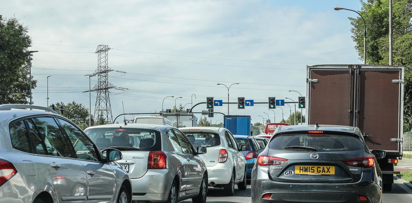 Korki paraliżują krakowskie Rybitwy