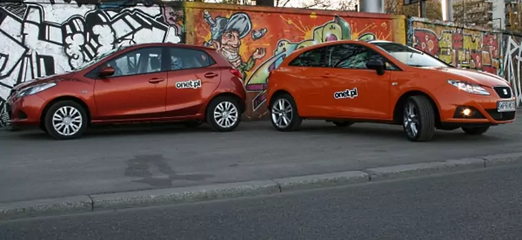 Seat Ibiza vs. Mazda 2: japońska precyzja czy hiszpański temperament? Test i opinie