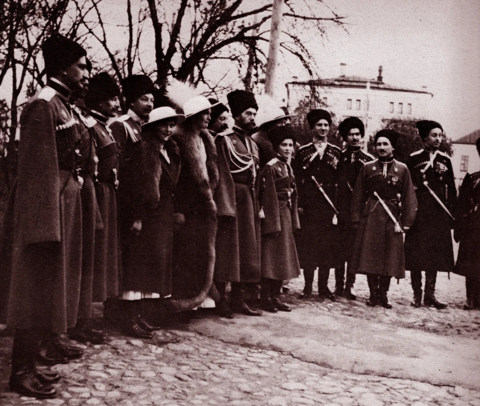 U poseti frontu tokom Prvog svetskog rata