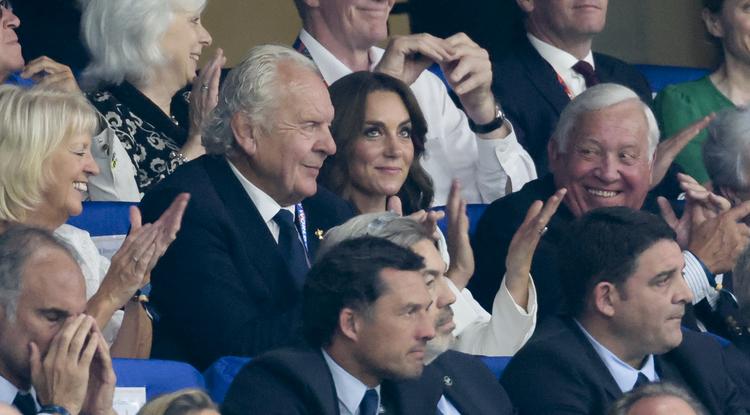 Katalin hercegné a rögbi-világbajnokságon Franciaországban Fotó: Getty Images