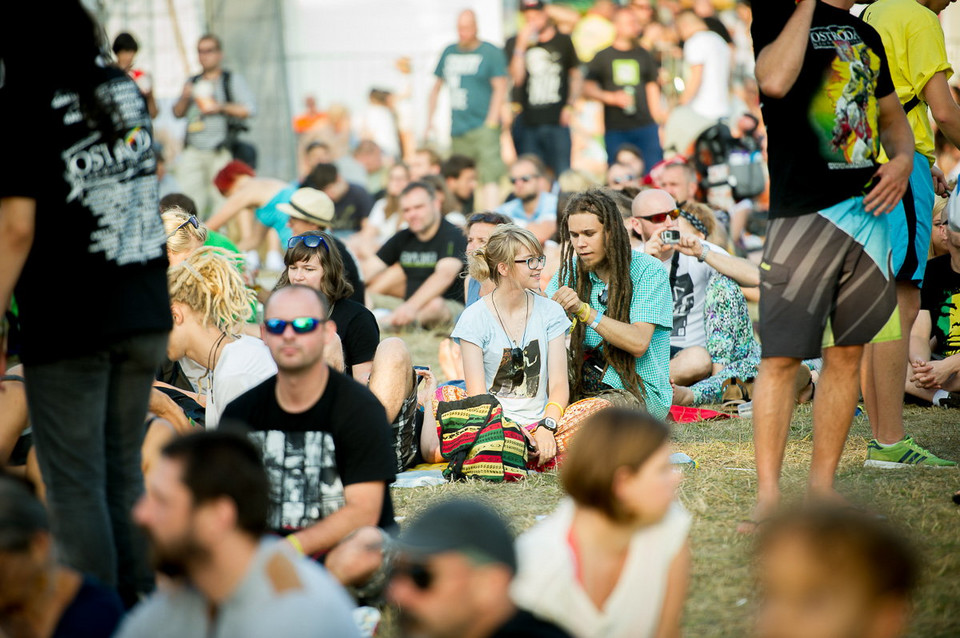 Ostróda Reggae Festival: publiczność na festiwalu