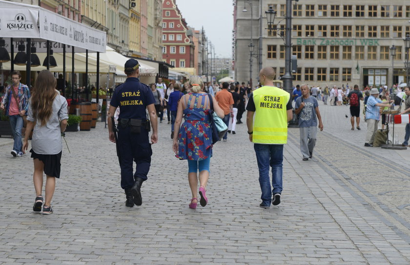Patrole Straży Miejskiej we Wrocławiu