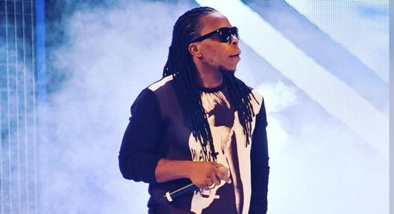 Edem performing on stage